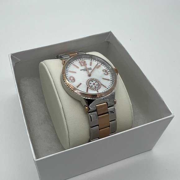 NEW with Tags Anne Klein New York Two-Tone Stainless Steel Ladies Quartz Watch main image 7